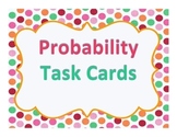 Probability Task Cards and Scavenger Hunt (Common Core Aligned)