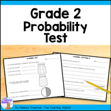 Probability Test - Grade 2 Math (Ontario)