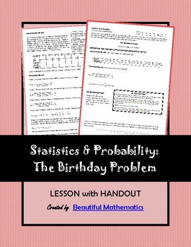 Preview of Probability: The Birthday Problem