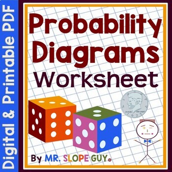 Preview of Probability Tree Diagrams Worksheet