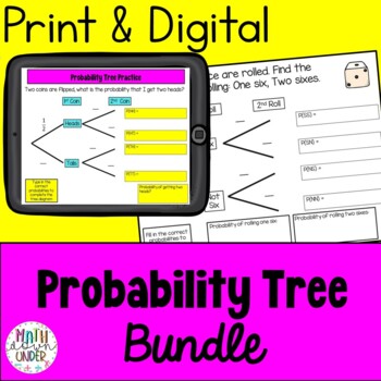 Preview of Probability Tree Practice Bundle - PDF & Digital