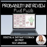 Probability Unit Mixed Review Pixel Puzzle