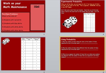Preview of Probability Unit (Powerpoint)