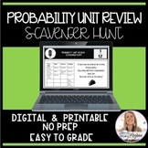 Probability Unit Review Scavenger Hunt
