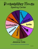 Probability Words Spelling Center