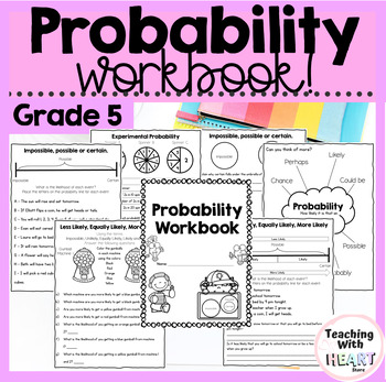 Preview of Probability Workbook | Elementary Probability Unit