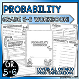 Probability Workbook | Grade 5 and 6 | Ontario 2024