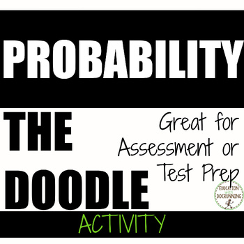 Preview of Probability activity Doodle One pager