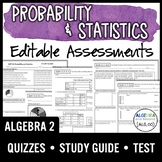 Probability and Statistics Assessments | Quizzes | Study G