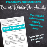 Probability and Statistics | Box and Whisker Plots | Activ