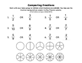 Comparing Fractions Activity