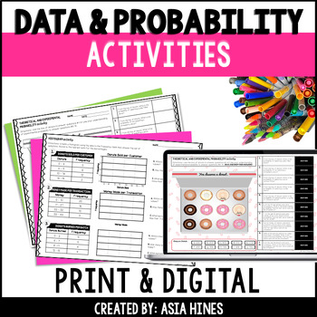 Preview of Probability and Statistics Worksheets Bundle