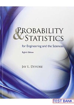 Preview of Probability and Statistics for Engineering and the Sciences, 8th Ed Devore_TB