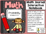 Probability (grades 4 & 5) ~ Math Interactive Notebook Activities