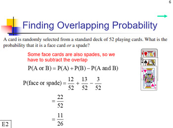 Preview of Probability of Disjoint and Overlapping Events