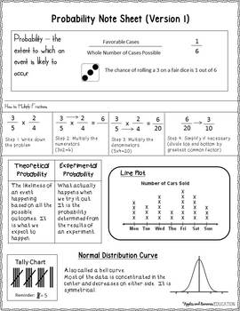 Probability with Dice - Theoretical and Experimental Probability Activity