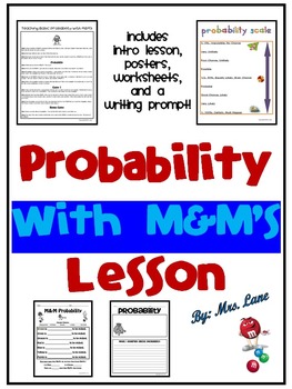 Preview of Probability with M&M's Lesson
