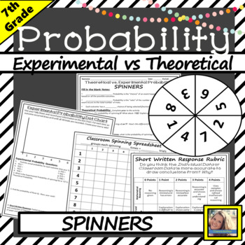 Preview of Probability with Spinners