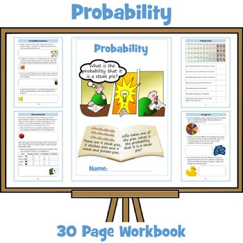 Preview of Probability (Special Education Students) - 30 Page Workbook