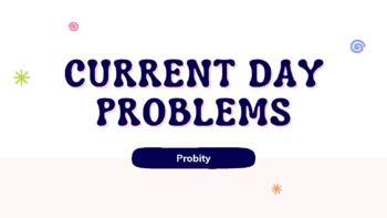 Preview of Probity Gendered Education for Middle School Lesson 5: Current Day Problems