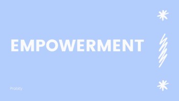 Preview of Probity Gendered Education for Middle School Lesson 9: Empowerment