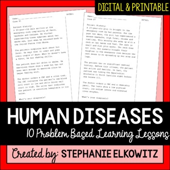 Preview of Problem-Based Learning - Diagnosing Diseases | Printable & Digital