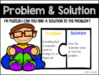 story elements problem solution anchor chart