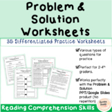 Problem & Solution Differentiated Practice Worksheets