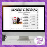 Problem Solution Graphic Organizers (Google Slides)