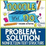 Problem - Solution Nonfiction Text Structure - Doodle Note
