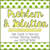 Problem & Solution Writing Task Cards