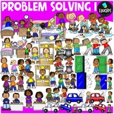 Problem Solving 1 - Problems & Solutions Clip Art Set {Edu