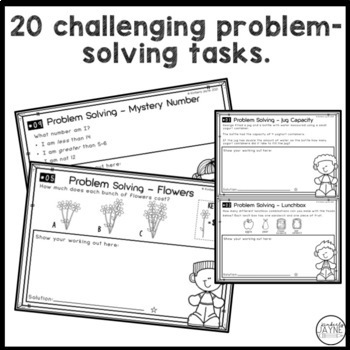 problem solving 1st grade math