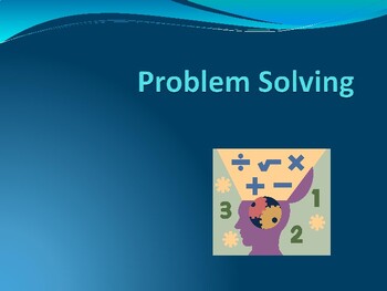 Preview of Problem Solving / A Practical Guide to teach Children (and adults) this Skill