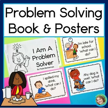 Preview of Problem Solving Social Skills | Book and Posters to Teach Critical Thinking