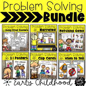 Preview of Problem Solving Bundle for Early Childhood