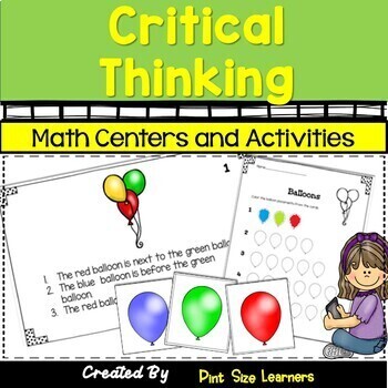 critical thinking activities first grade