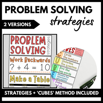 Preview of Problem Solving: Classroom Display