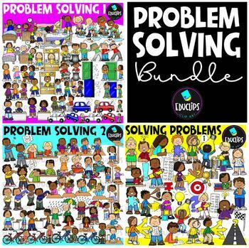 Preview of Problem Solving Clip Art Bundle {Educlips Clipart}
