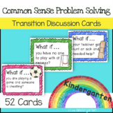 Problem Solving (Common Sense) Kindergarten Discussion Cards
