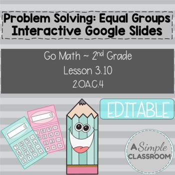 problem solving equal groups lesson 3 10