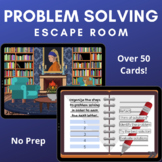 Problem Solving Escape Room -- No Prep Boom Cards