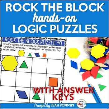 Preview of Problem Solving Center Logic Puzzles Brain Teasers 2nd 3rd 4th Grades