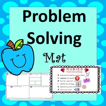word problem solving mat