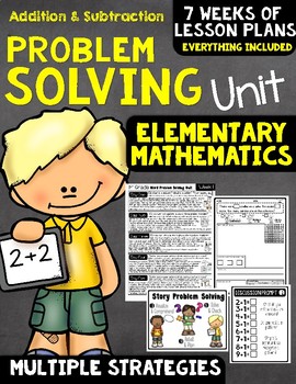 Preview of Problem Solving Math Unit