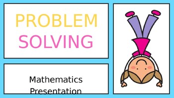 Preview of Problem Solving Mathematics Presentation: Colorful Grid Style