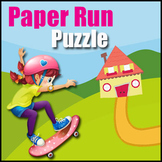 Problem Solving - Paper Run Math Puzzle