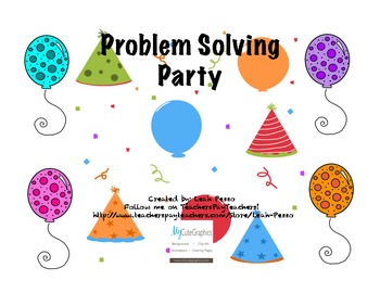 using the problem solving process birthday guests