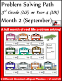 September Problem Solving Path: Real Life Word Problems fo