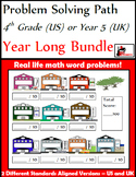 Problem Solving Path - 4th Grade/ Year 5 - A Year Long Bundle